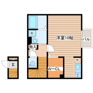 クラス新町【2階】の間取り