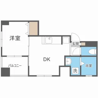 メゾン・ド・ヴィレ桑園【4階】の間取り