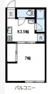 ハイツかやの木【1階】の間取り