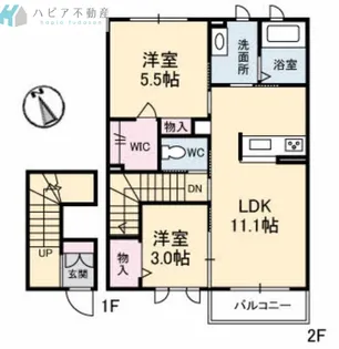 リラフォート望町【2階】の間取り