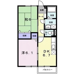 ドリームバレー【2階】の間取り