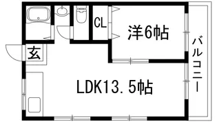グリーンハイツ【2階】の間取り