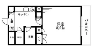 【8時~23時演奏可能】ソナーレ立川【3階】の間取り
