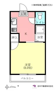 コーポセントラル【2階】の間取り