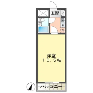 ライオンズマンション関内第3【6階】の間取り