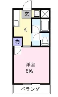 コーポK&R【3階】の間取り