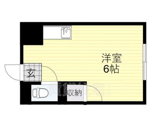 シャトー今中【2階】の間取り