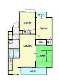 Villa Scalla【2階】の間取り