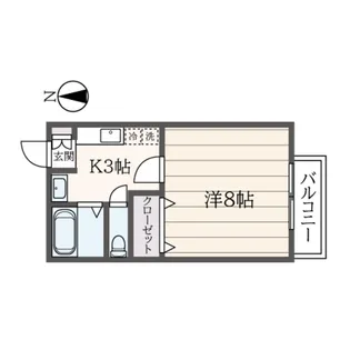 エスポワール【1階】の間取り