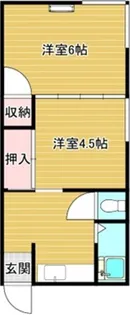 プラザ鶴見【2階】の間取り