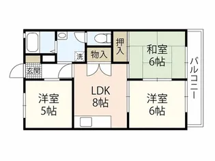 ソフィアコート古江西町【2階】の間取り