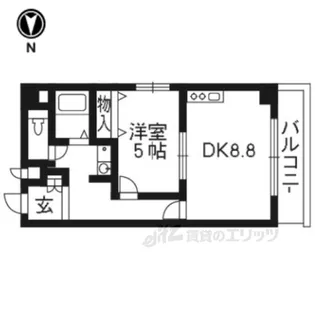 M’プラザ津田駅前十二番館【6階】の間取り
