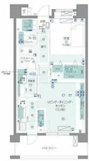 グローベル ザ・ガーデン新宿西落合【3階】の間取り