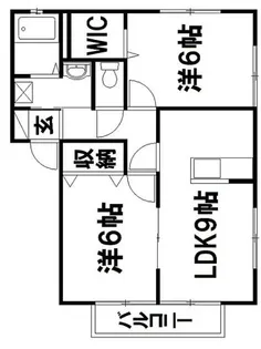 グランフォールA【1階】の間取り