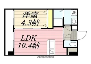 第43川崎ビル【4階】の間取り