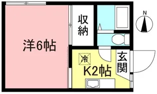 フォーブル金子【2階】の間取り