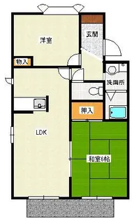 サニーガーデン【2階】の間取り
