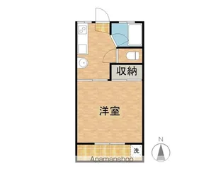 山口コーポ【2階】の間取り