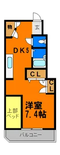 エスカイヤ本千葉第一【3階】の間取り