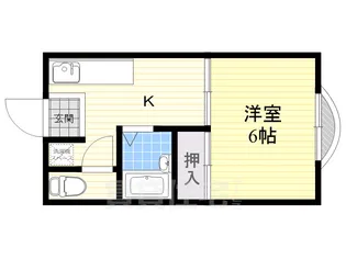 ハイツバードヒル【1階】の間取り
