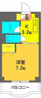 ワコーハイツ【2階】の間取り