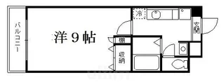 ハウスセゾン御所南【2階】の間取り