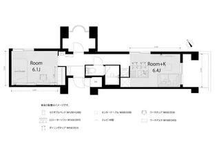 ハイプラザ東池袋【5階】の間取り