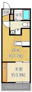 ルミナス尼崎【3階】の間取り