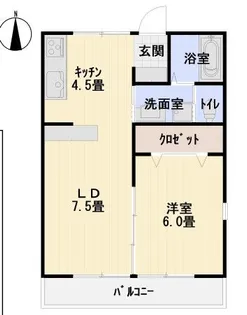 エルナージュ【2階】の間取り