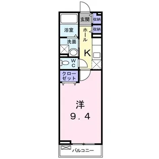M-ティアラII【2階】の間取り