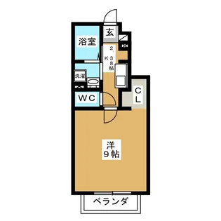 パルコート・ファイブ【1階】の間取り