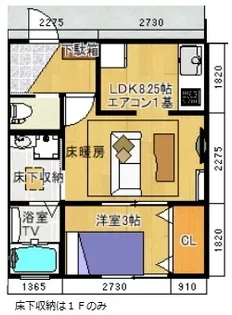 サイプレスセンター北【2階】の間取り