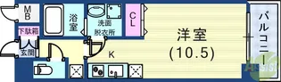 will Do三宮イースト【2階】の間取り