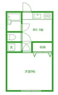 ニューウィング中目黒【2階】の間取り