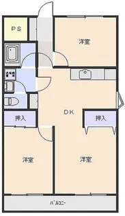 ファーストハイツ【1階】の間取り
