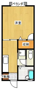 ベルグランデ博多【2階】の間取り