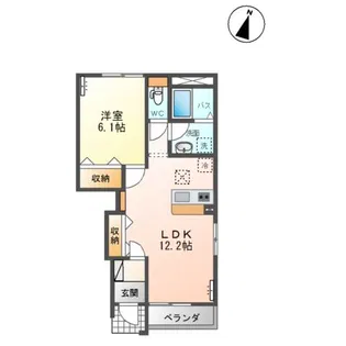 平田ハイツ【1階】の間取り
