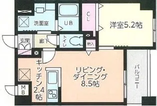 メゾン・プティ シエル【2階】の間取り