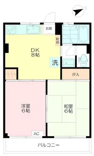 井口ビル武蔵野マンション【4階】の間取り
