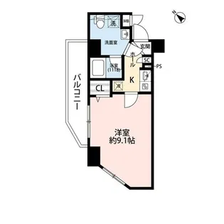 プレール・ドゥーク田園調布南【4階】の間取り