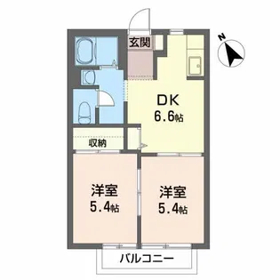メゾンタカユキ【1階】の間取り