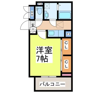シャンゼリゼ【2階】の間取り