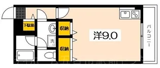 プレジャーコーポ五日市駅前【2階】の間取り
