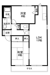ピオニ8【1階】の間取り