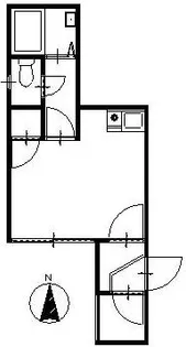 エーデルハイム木屋町【2階】の間取り