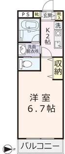 パールハイツ東小金井【2階】の間取り