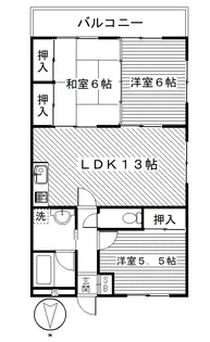メゾンソレイユ【3階】の間取り