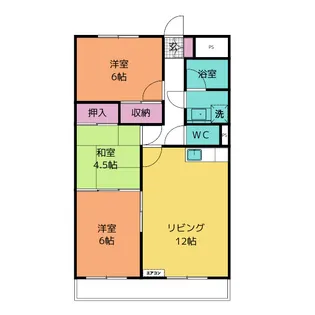 モアメゾン【2階】の間取り