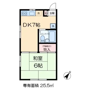 サイラントハイツ【2階】の間取り