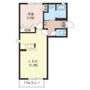 花の音壱番館【2階】の間取り